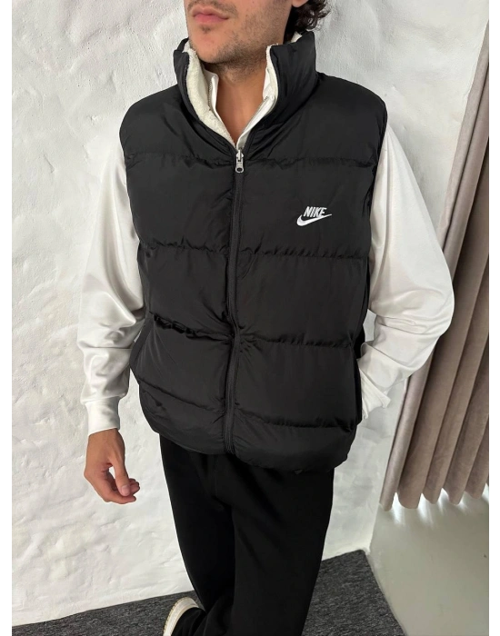 ÇİFT TARAFLI YELEK - SİYAH