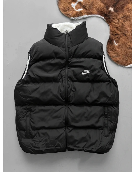 ÇİFT TARAFLI YELEK - SİYAH