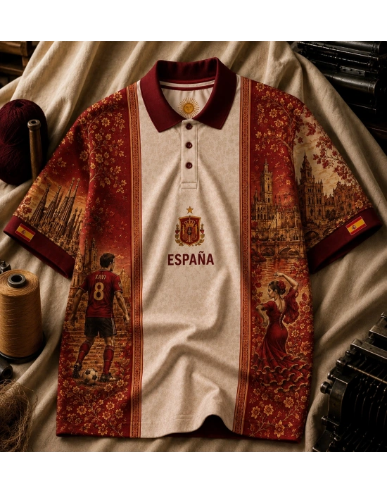 ESPANA POLO YAKA TİŞÖRT (CUMA GÜNÜ KARGOYA VERİLİCEKTİR ÖN SİPARİŞ)