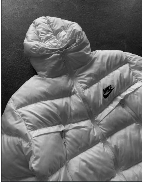 KAPİŞONLU NKE MONT -BEYAZ