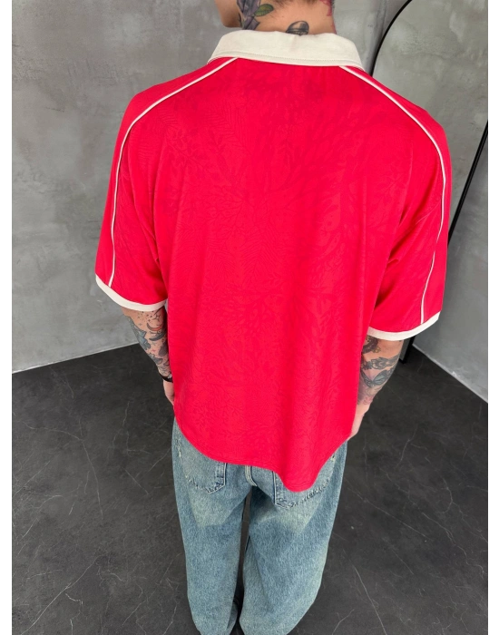ESPANA POLO YAKA OVERSİZE T-SHİRT