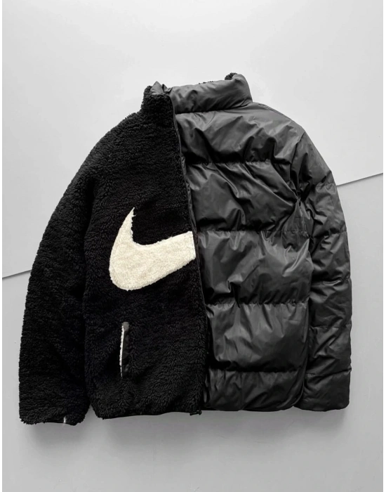 NKE ÇİFT TARAFLI MONT OVERSİZE - SİYAH