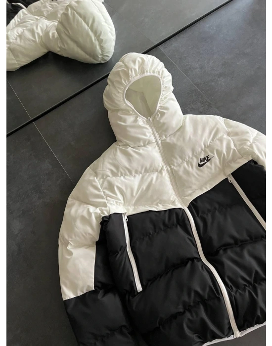 NKE KAPÜŞONLU ÇİFT RENK MONT