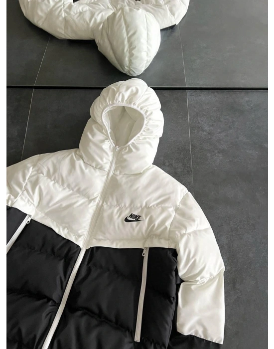 NKE KAPÜŞONLU ÇİFT RENK MONT