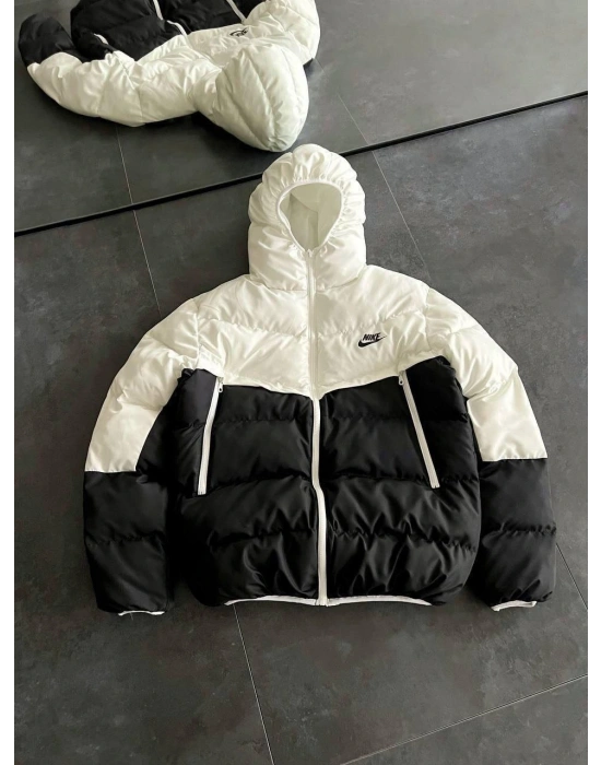 NKE KAPÜŞONLU ÇİFT RENK MONT