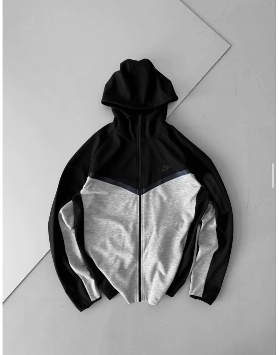TECH FLEECE HIRKA -SİYAH GRİ