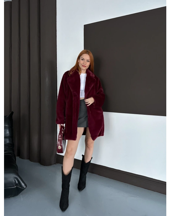 Peluş Kaban - Bordo