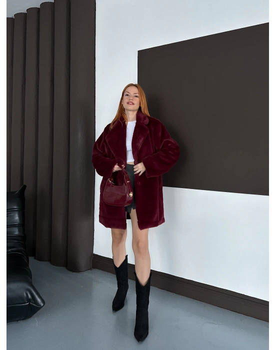 Peluş Kaban - Bordo