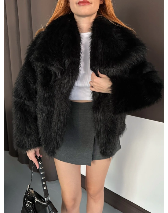 Peluş Kürk - Siyah