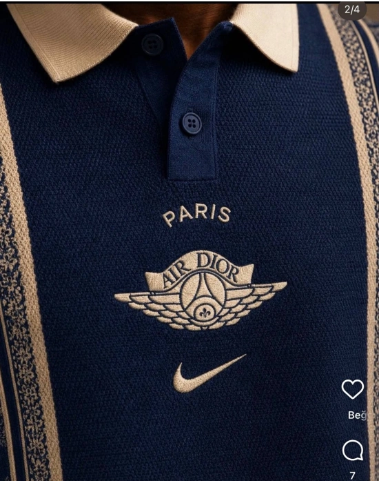 PSG POLO YAKA OVERSİZE T-SHİRT