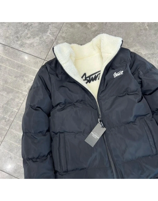 SWD ÇİFT TARAFLI PELUŞ MONT -SİYAH