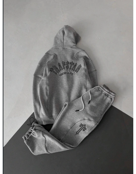 T STAR OVERSİZE EŞOFMAN TAKIMI - GRİ