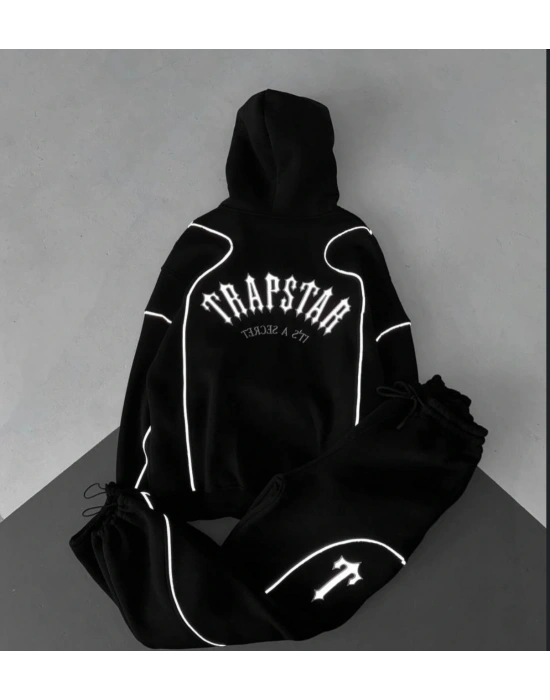 T STAR OVERSİZE EŞOFMAN TAKIMI - SİYAH