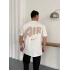 NKE AIR BASKI DETAY OVERSİZE TSHIRT -BEYAZ