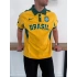 BRASİL POLO YAKA BASKI DETAY TSHİRT -SARI