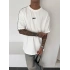STWD NAKIŞ DETAY OVERSİZE TSHİRT -BEYAZ