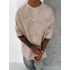 NKE YIKAMALI NAKIŞ DETAY OVERSİZE TSHİRT -BEJ