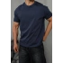 Basic Kollar Dar Kesim Tshirt - Antrasit