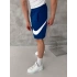 BASKI DETAY 2 İPLİK ŞORT - MAVİ