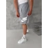 NKE BASKI DETAY 2 İPLİK ŞORT - GRİ
