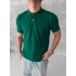 POLO YAKA KOLLAR DAR KESİM TSHİRT - NATUREL YEŞİL