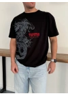 TSTAR OVERSİZE TSHİRT -SİYAH
