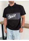 SWD POLO YAKA TSHİRT -SİYAH
