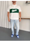 SWD POLO YAKA TSHİRT -BEYAZ