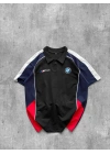 BMW POWER POLO YAKA OVERSİZE TSHİRT -SİYAH