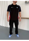 BMW POWER POLO YAKA OVERSİZE TSHİRT -SİYAH