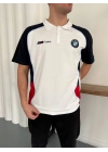 BMW POWER POLO YAKA OVERSİZE TSHİRT -BEYAZ