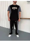 NKE PARÇALI OVERSİZE EŞOFMAN TAKIM -SİYAH