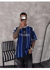 FRANSA POLO YAKA NAKIŞ DETAY OVERSİZE TSHİRT