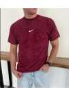 YIKAMALI NKE OVERSİZE TSHİRT -BORDO