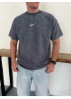 YIKAMALI NKE OVERSİZE TSHİRT -GRİ