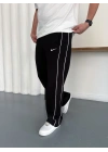 NİKE BİYELİ BAGGY EŞOFMAN - SİYAH