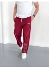 NİKE ARA BİLYE BAGGY EŞOFMAN -BORDO