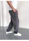 SWD YIKAMALI BAGGY EŞOFMAN -GRİ