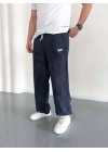 SWD YIKAMALI BAGGY EŞOFMAN -SİYAH