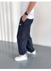 SWD YIKAMALI BAGGY EŞOFMAN -SİYAH