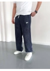 SWD YIKAMALI BAGGY EŞOFMAN -SİYAH