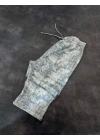 NKE YIKAMALI NAKIŞ 2 İPLİK BAGGY EŞOFMAN -BEYAZ