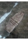 NKE YIKAMALI NAKIŞ 2 İPLİK BAGGY EŞOFMAN -KAHVE