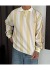 FB POLO YAKA 3 İPLİK OVERSİZE SWEAT - SARI