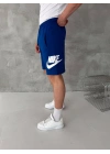 NKE BASKI DETAY 2 İPLİK ŞORT - MAVİ