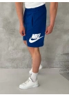 NKE BASKI DETAY 2 İPLİK ŞORT - MAVİ
