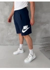 NKE BASKI DETAY 2 İPLİK ŞORT - LACİVERT