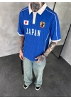 JAPON POLO YAKA OVERSİZE T-SHİRT