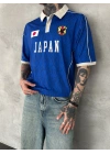JAPON POLO YAKA OVERSİZE T-SHİRT