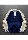 KANARYA OVERSİZE POLO YAKA SWEAT -LACİ